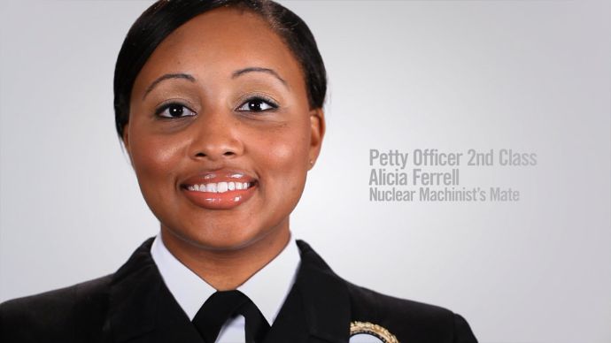 Navy Nuclear Trained Machinist’s Mate – Petty Officer Second Class Alicia Ferrell