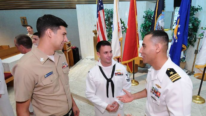 Navy Officer and Enlisted – Lieutenant Commander Daniel Morales & Petty Officer First Class Steve DesRoches