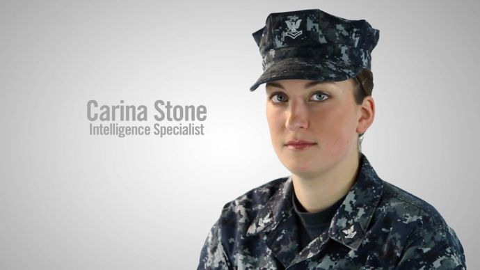 Navy Reserve Intelligence Specialist – Carina Stone
