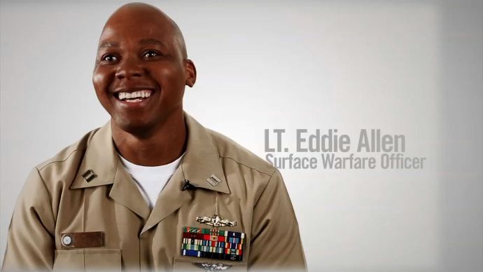 Navy Surface Warfare Officer (SWO) - Lieutenant Eddie Allen