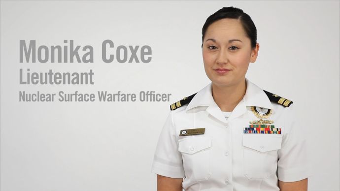 Navy Nuclear Surface Warfare Officer – Lieutenant Monika A. Coxe 