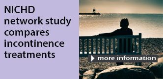 News Release: Study shows benefits, drawbacks, for women?s incontinence treatments