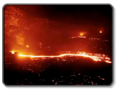 Lava flows within Pu‘u ‘Ō‘ō crater, Kilauea volcano, HI.