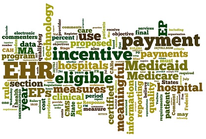 Meaningful Use Wordcloud