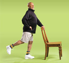 Demonstration of back leg raises. - Click to enlarge in new window.