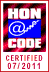 We subscribe to the HONcode principles of the HON Foundation. Click to verify.