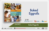 Link to video of baked eggrolls.
