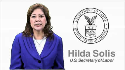 Clip from Secretary Solis Addresses the Minimum Wage Law in Alabama video