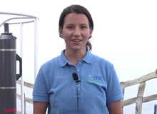 Crew Scientist Regina Lyons talks about Rosette/CDT water sampling