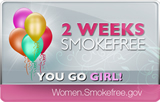 2 weeks smokefree