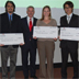 Photo of UTHealth Award Winners and Channel 13 news anchor Tom Koch