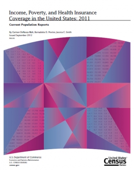 Cover: Income, Poverty and Health Insurance Coverage in the United States Report