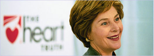 Image of Laura Bush, Founding Heart Truth Campaign Ambassador