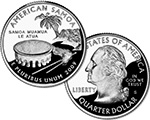 2009 American Samoa Proof Coin.
