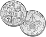 2010 Boy Scouts of America Centennial Commemorative Uncirculated Coin