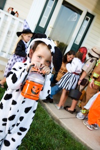 Child in costume