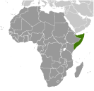 Location of Somalia