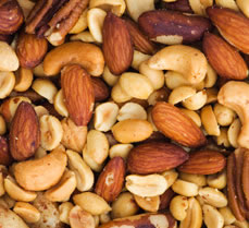 shelled mixed nuts