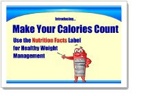 Make Your Calories Count Campaign