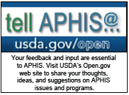 Tell APHIS @ Open.gov