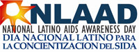 Logo NLAAD Día Nacional Latino para la Concientización del SIDA 