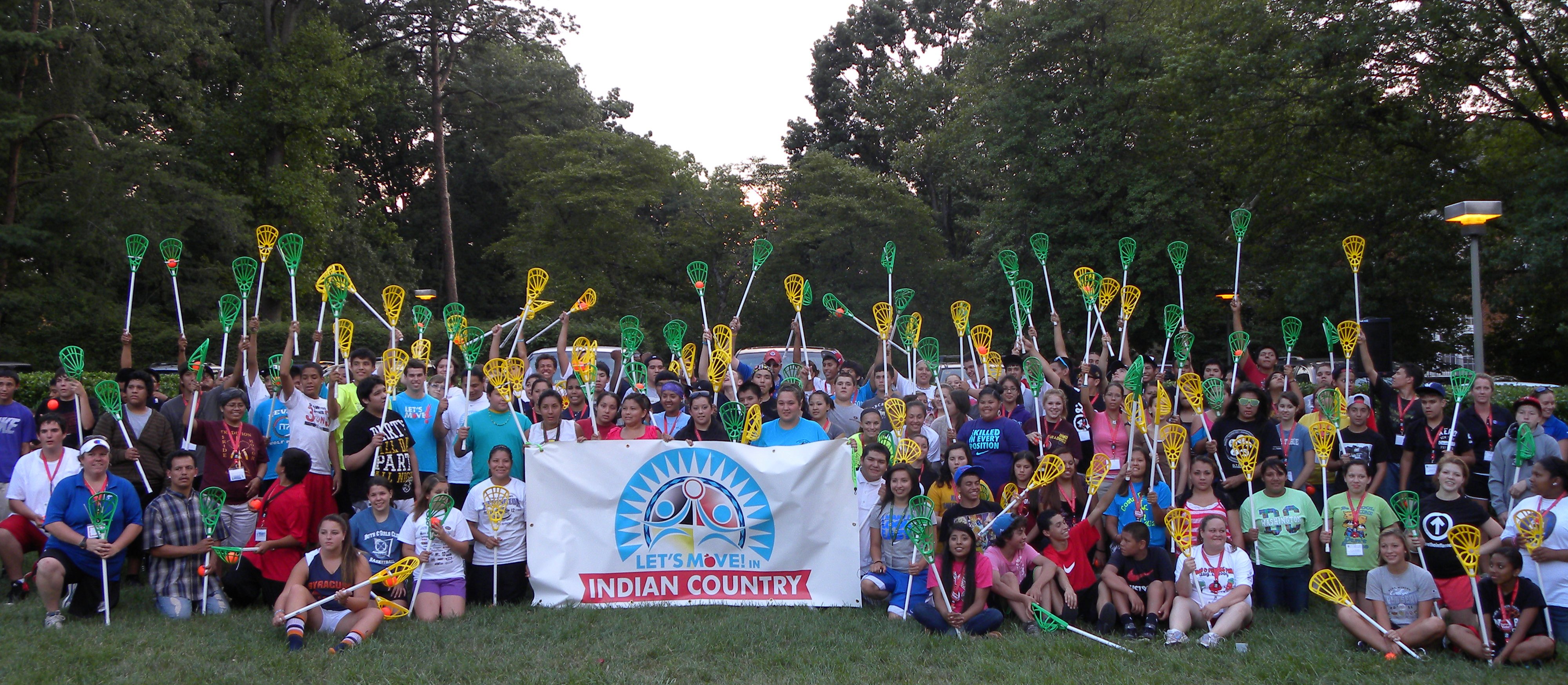 US Lacrosse event group shot