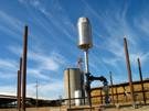Photograph of a methane recovery operation