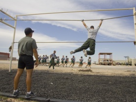 Training at the National Border Patrol Academy.