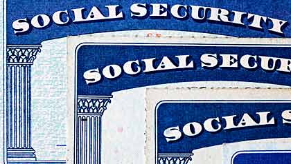 Social Security cards, COLA 2013