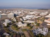 An aerial view of NASA's Ames Research Center, Moffett Field, Calif.