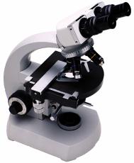 Fotografía de un microscopio