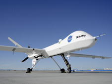 New communications being designed at NASA Glenn will communicate between ground and uav's such as this aircraft.