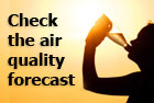 Check the daily air quality forecast