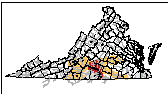 Drought conditions for Virginia, data analysis based on streamflow data by HUC.