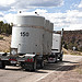 The Los Alamos National Laboratory’s 1000th shipment of transuranic waste leaves the Laboratory on its way to the Waste Isolation Pilot Plant near Carlsbad, N.M.