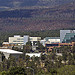 Aerial view of Los Alamos National Laboratory main complex 
