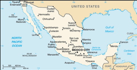 Map of Mexico