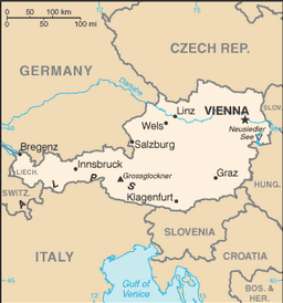 Map of Austria