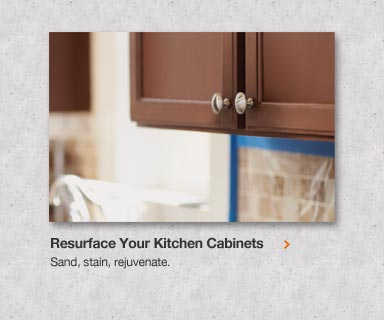 Resurfacing kitchen cabinets