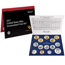 2012 UNCIRCULATED SET (28-COIN)