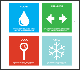 Clean, Separate, Cook, Chill icons
