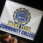 Secretary Duncan participates in a town hall with with students at Wake Tech Community College.
