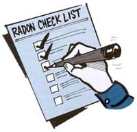 Radon Testing Checklist
