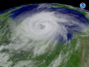Satellite photo of Hurricane Ike, 2008