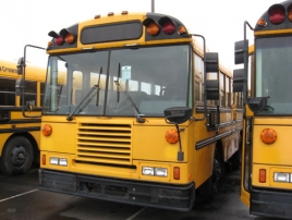 Image of front of yellow school bus