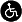 Image: The international symbol of accessibility