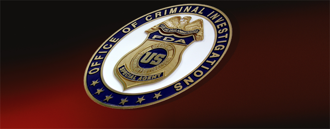 Badge of the Office of Criminal Investigations - FDA
