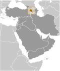 Location of Armenia