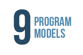 9 program models have been determined to meet HHS criteria