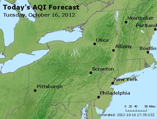 AQI Forecast - http://www.epa.gov/airnow/today/forecast_aqi_20121016_ny_pa_nj.jpg